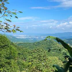 Udsigt fra vores hostel