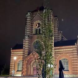 Church at night