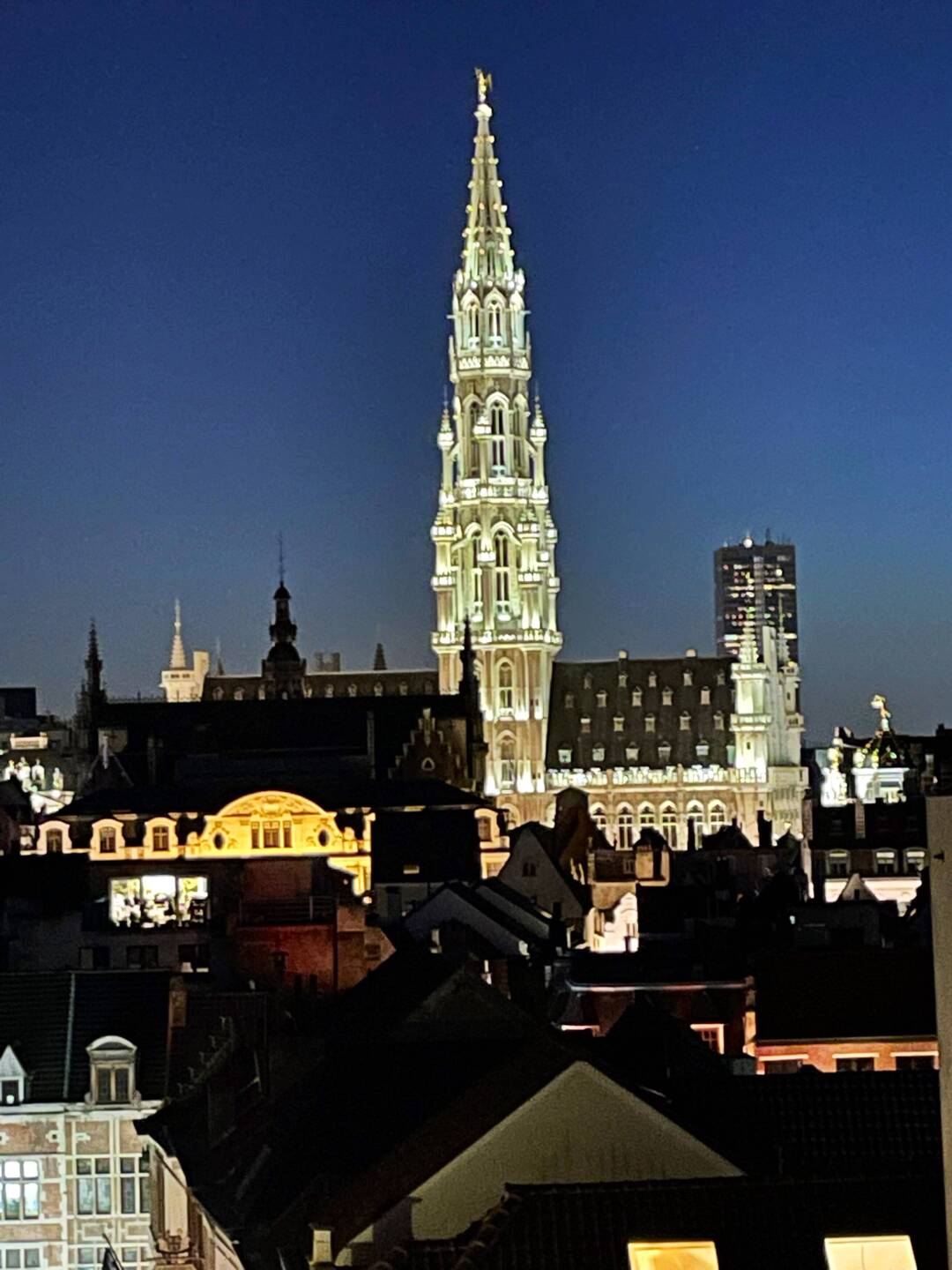 Grand Place at night