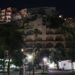 Sicht vom Campingplatz auf Tropea