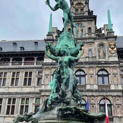 Fountain in front of the Town Hall