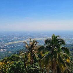 Ausblick auf Chiang Mai vom Wat Phra That Doi Suthep