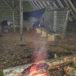 Schlafplatz am Abend (Tag 149)