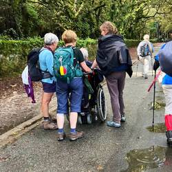 Wheelchair pilgrim 💕