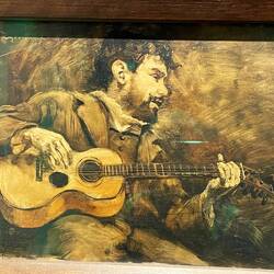 Guitarist Portrait of the Spanish painter, Dario de Regoyos
