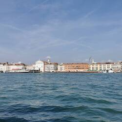 Anfahrt auf Venedig heute Mittag