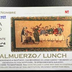 The golden ticket - free linch at the Parador