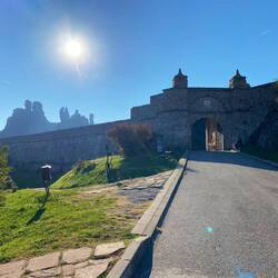 The entrance to the fortress