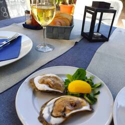 Austern schlürfen...