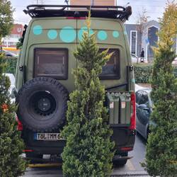 The modern way of parking long vans at a shopping center in Ankara