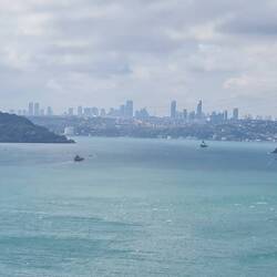 Istanbul in the distance