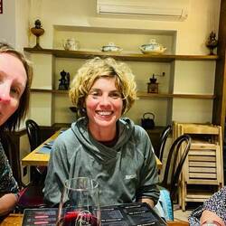 Karin, Gordana and I - September sisters!