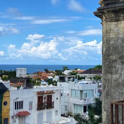 Udsigt over Cartagena fra Pedro Clavers kirke