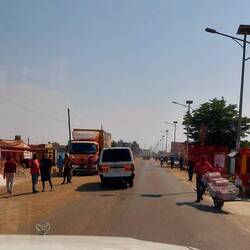 Verkehr in Lusaka 😳