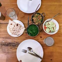 Tatsächlich -mildes- indisches Essen im Seventh Heaven