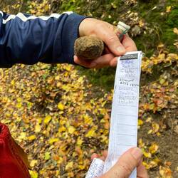 This is where you record name and date