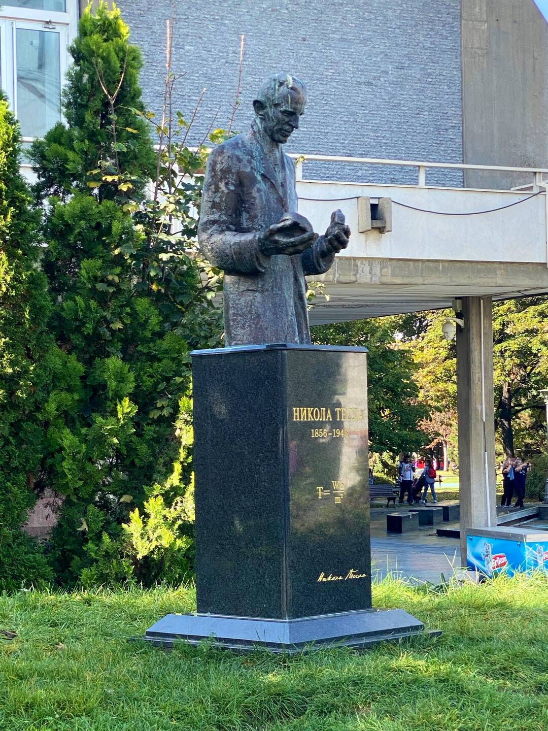 Nicola Tesla's statue - Serbian by birth