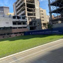 Bombed buildings from WW2