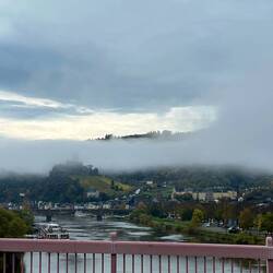 Frühnebel an der Mosel