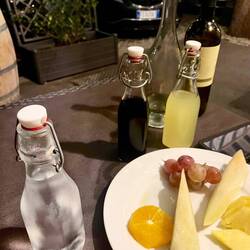 Als Abschluss eine Auswahl an Schnaps