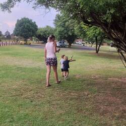 Running walking... Enjoying the open spaces