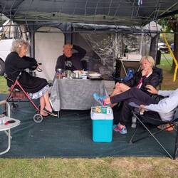 Visiting on our stoep