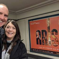 Poster for the show we saw in Berlin