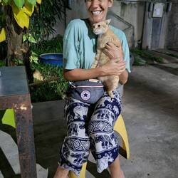 Laura und ihre Katze