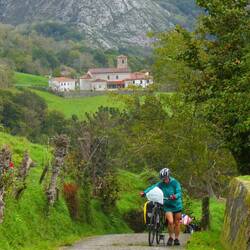 Steep hills and rain in the Picos de Europa