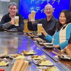 Brad with a couple of our group