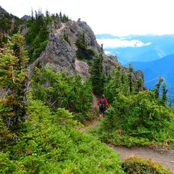 Klahhane Ridge towards Lake Angeles