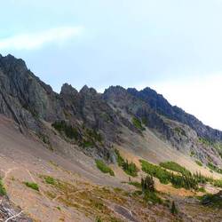 Klahhane Ridge at top of switchbacks
