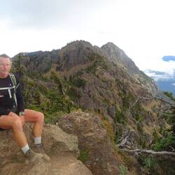 On Klahhane Ridge heading to Lake Angeles