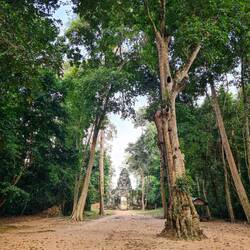 Der letzte eher unbedeutende Tempel Banteay Kadei