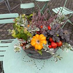 Beautiful floral arrangements everywhere