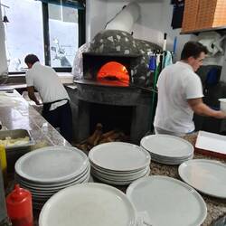 Hier wurde unsere Pizza gebacken