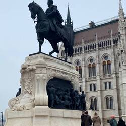 Statue of Gyula Andrassy, distinguished Hungarian statesman