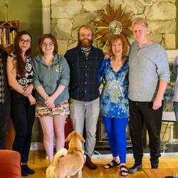 Larry, Erica (Tante 3. Gr), Avelina (Cousine 3.Gr), me, Margaret (Großtante 2. Gr), Tim, Constance