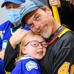 Her first game of the Canucks