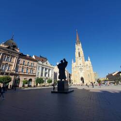 Freedom Square & Name of Mary Catholic church