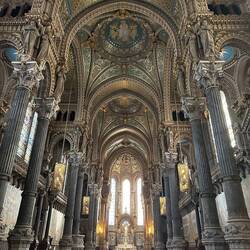 Lasted 30 seconds inside the Basilique Notre-Dame as Ollie yelled "I dont like it in here3
