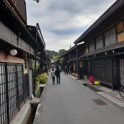 The main (touristy) street in Takayama