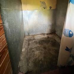 Concrete shower