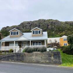 Breakfast today at the Ark B&B in Stanley.