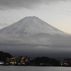 View from our hotel that evening