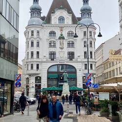 A private palace at the end of the street