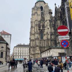 The south tower of St Stephen's Church remains unfinished.