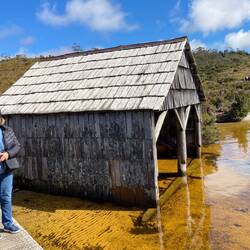 The boat shed.
