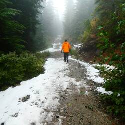 And snow on the Yew Lake trail