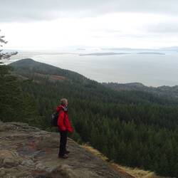 View from Oyster Dome overlooking San Juan Islands